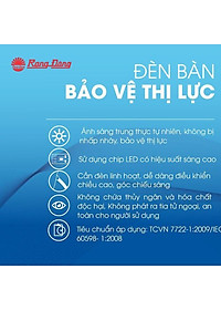 Đèn Bàn Học Sinh Rạng Đông RD-RL 32.LED Công suất 5W và 7W Đổi 3 Màu - Hàng chính hãng