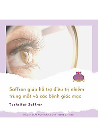 Nhụy hoa nghệ tây Tashrifat Saffron Premium Negin Iran 3g, chống lão hóa, làm sáng da,Tăng đề kháng, miễn dịch, giảm stress, cải thiện giấc ngủ, tăng khả năng tập trung.