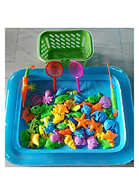 Bộ Đồ Chơi Câu Cá Cho Bé Kèm Rổ- Giao ngẫu nhiên