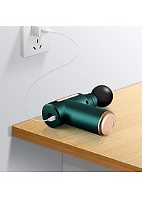 Máy Massage Cầm Tay Mini Đầu Nhôm 4 Đầu 6 Chế Độ Cao Cấp