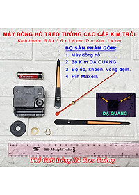 Máy Đồng Hồ Eastar Kim Trôi Độ Chính Xác Cao – Bộ Kim Đao thân Kim màu Đen có Dạ Quang màu Cam – Kèm theo Pin Maxell.