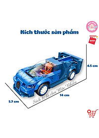 Đồ chơi xếp hình lắp ráp Qman - Các loại xe đua (nhiều mẫu) - Dành cho bé từ 6 tuổi