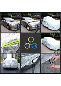 BẠT PHỦ XE Ô TÔ TRÁNG BẠC CAO CẤP - HUYNDAI I10, KIA MORNING