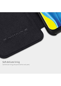 Bao Da Da Bò Cho Samsung Galaxy M20 hiệu Nillkin Qin Có Ngăn Đựng Thẻ - Hàng Chính Hãng