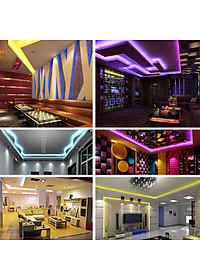 Combo 10M Dây Đèn LED Trang Trí RGB Kèm Nguồn và Remote
