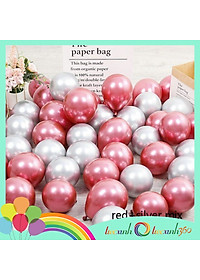 Bong bóng trang trí tiệc xinh Chrome 20 cái mix màu size 10''