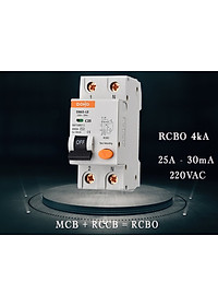 Cầu Dao Chống Giật 2 Pha Dobo Electric Korea (25A - 30mA) - Trắng