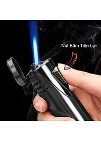 Vỏ Hột Quẹt Bật Lửa Gas Honest ZB-330 Khò 2 Tia Lửa Chéo Kèm Đục Tiện Lợi
