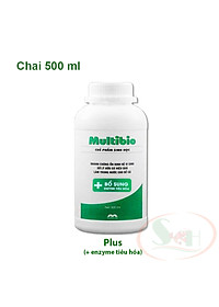 Vi sinh nước MultiBio Plus 125ml, 250ml, 500ml, 1000ml multi bio men khử đục làm trong bể cá tép thủy sinh