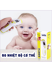 Máy đo nhiệt kế hồng ngoại 3 trong 1 LAICA JXB - 182 - ITALY - Đo Trán - Bình Sữa - Nhiệt Độ Phòng