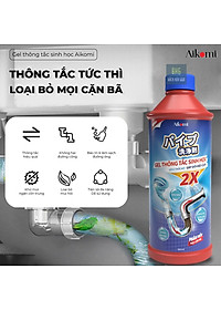 Nơi bán Gel thông tắc sinh học AIKOMI vệ sinh cống, làm sạch đường ống, chậu rửa bát, nhà vệ sinh