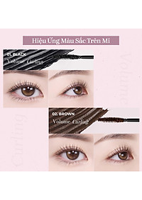 Mascara Chuốt Dày Mi Định Hình Mi Tốt Mude Inspire Volume Curling Mascara (8ml)