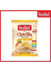 Cháo yến dinh dưỡng Yến Việt vị thịt gà sấy thăng hoa, vitamin B, không bột ngọt, chất bảo quản thùng 30 gói x 50g