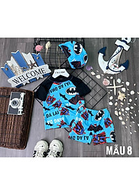 Bộ đồ bơi cho bé trai hình Siêu nhân Superman Người dơi từ 12-40kg hàng thiết kế cao cấp (kèm nón bơi)