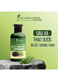 Dầu Gội, Xả Thảo Dược Mỹ Nhiên 400ml/300ml Dưỡng Tóc Tinh Chất Bồ Kết Hương Thảo - Làm Sạch Da Đầu, Nuôi Dưỡng Tóc Mềm Mượt, Giúp Tóc Khỏe Tự Nhiên