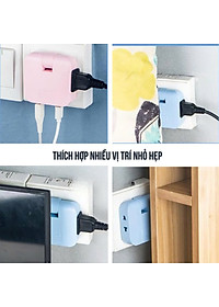 Ổ Cắm Xoay Gấp Gọn Ổ Cắm Điện Mở Rộng Xoay 180 Độ - Giao Màu Ngẫu Nhiên
