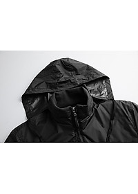 Áo khoác dù nam dấu nón 2 lớp lót nỉ thời trang SITAKI cao cấp AKD38