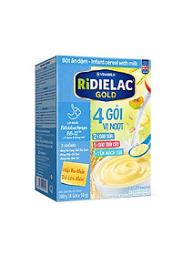 BỘT ĂN DẶM RIDIELAC GOLD 3 VỊ NGỌT - HỘP GIẤY 200G