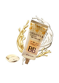 Kem nền trang điểm 3 trong 1 3W Clinic Collagen & Luxury Gold BB Cream SPF50+ PA+++ 50ml
