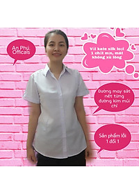 Áo sơ mi nữ học sinh sinh viên chất lượng vải đẹp form chuẩn - đồng phục học sinh, đồ đi học, sơ mi trắng