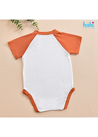 Bộ body chip cộc tay raglan vải tre cao cấp HAKI (4-12kg); body cho bé trai bé gái, body suit cho bé sơ sinh BB049