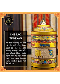 Kinh luân điện -Bánh xe cầu nguyện cắm điện, có kinh bên trong.