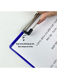 Bìa trình ký mica Enter G02-N 31.5x21.5cm A4 ngang