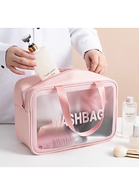 Túi đựng mỹ phẩm, đồ trang điểm đi du lịch trong suốt, chống thấm nước tiện dụng - HENRYSA