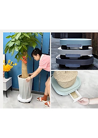 Đế Kê Chậu Cây, Đế Lót Chậu Cây Có Bánh Xe Di Chuyển Đa Năng Và Khay Hứng Nước Tiện Lợi