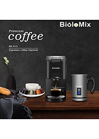 Máy pha cà phê 3 trong 1 phiên bản cao cấp BK-513 thương hiệu BioloMix - HÀNG NHẬP KHẨU