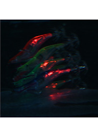 Mồi tôm câu mực điện tử LED xuống nước là sáng