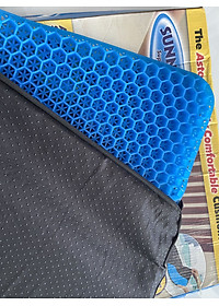 Đệm Ngồi 3D Silicon 2 Lớp Tổ Ong Lót Ghế Thoáng Khí Chống Đau Mỏi Lưng Amalife 