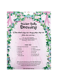 Sách Dán Hình Sáng Tạo Trang Phục Búp Bê - Phù Dâu Xinh Đẹp