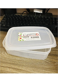 Bộ 3 hộp đựng thực phẩm nhựa PP cao cấp không chứa các hoạt chất gây hại 830mL - Hàng Nhật nội đia