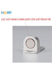 Chặn cửa chống va đập nam châm gắn sàn nhà inox 304 Hobby Home Decor CC5