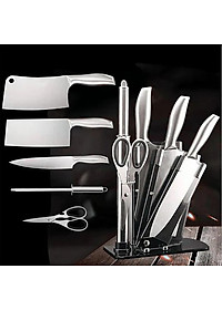 Bộ Dao Nhà Bếp Cao Cấp - Bộ Dao Kéo 6 Món Nhật Bản Cao Cấp chóng han gỉ, tặng kèm khay để giao kéo - Hàng chính hãng dododios - Logo trên thân bộ dao là hình và kí tự ngẫu nhiên