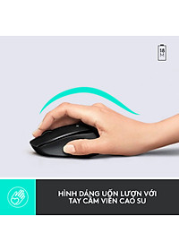 Combo chuột phím không dây Logitech MK345 - 1 đầu thu USB, pin lâu, chống tràn, fullsize - Hàng chính hãng