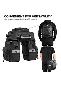 Túi sau Xe đạp 3 trong 1 đa chức năng Không thấm nước gắn yên xe