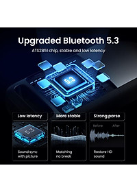Ugreen UG90225CM591TK 20M v5.3 USB Bluetooth chỉ hỗ trợ duy nhất Windows kết nối được 7 thiết bị - HÀNG CHÍNH HÃNG