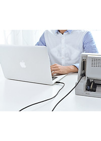 Cáp máy in USB 2.0 sang USB-B tích hợp IC khuyếch đại UGREEN US122 - Hàng Chính Hãng