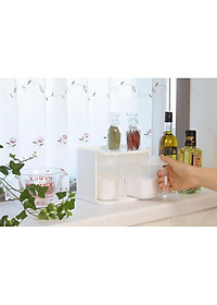 Kệ nhựa đựng hộp gia vị Inomata 2 màu - Hàng nội địa Nhật Bản