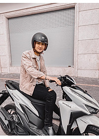 Mũ Bảo Hiểm Royal M139 Đen Nhám Kính Âm