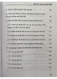 Định Tội Danh và Quyết Định Hình Phạt 