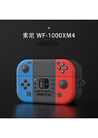 Case Silicon cho Sony WF-1000XM4 Hình Máy Game Switch Kèm Móc Treo_ Hàng Chính Hãng