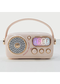 Bộ Loa Karaoke Mini Cổ Điển Bluetooth iCore VSM99 Kèm 02 Micro - Hàng chính hãng 