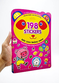 Sách Bóc Dán Hình Thông Minh Phát Triển Khả Năng Tư Duy Toán Học IQ EQ CQ (5-6 Tuổi) - 198 Sticker (Quyển 4)