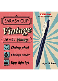 Viết Gel Sarasa Clip Vintage 0.5mm - Zebra Nhật Bản 