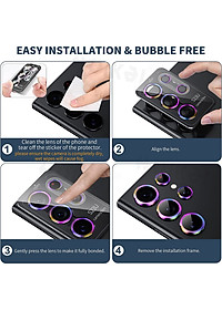 ốp bảo vệ camera, dán camera cho Samsung Galaxy S25 Ultra , S23 Ultra , S24 Ultra  cao cấp - Hàng nhập khẩu