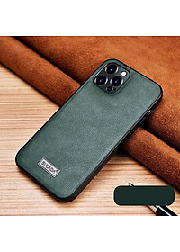 Ốp Lưng Sulada Da cho Iphone 13,13 pro,13 Pro Max...12 pro max..11 ..X XS MAX Mặt sau cứng chống sốc - Hàng chính hãng
