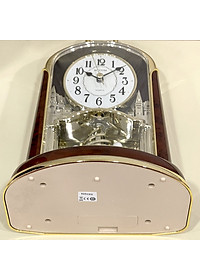 Đồng Hồ Để Bàn Rhythm 4SG713WS23 - Nâu (18.1 x 29.3 x 12.3 cm)